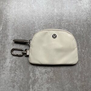 Lululemon Coin Purse Wallet cream